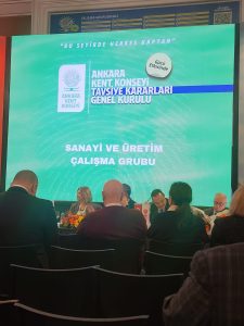 Ankara Kent Konseyi Tavsiye Kararları Genel Kurulu’na Katılım Sağladık