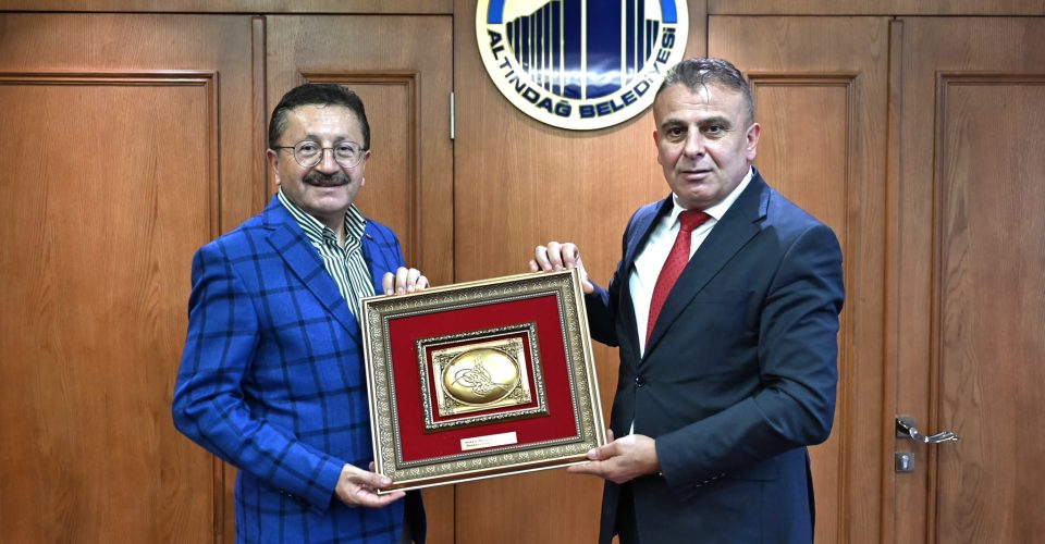 Yönetimimizden Altındağ Belediye Başkanı Veysel Tiryaki’ye Ziyaret